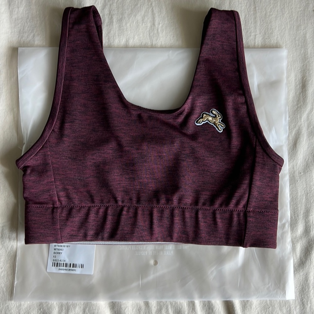 Tracksmith Session Bra XS Berry NWT